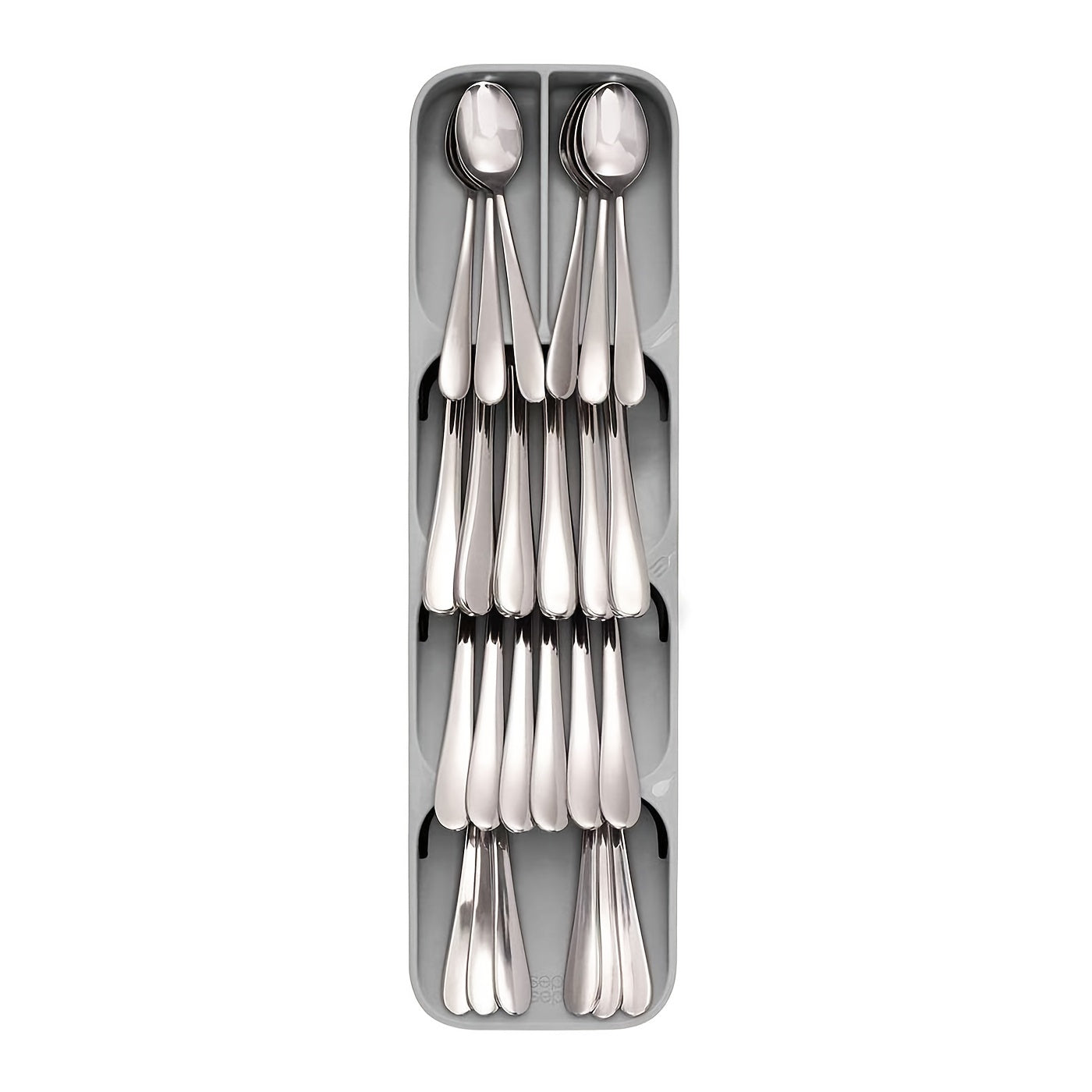 1pc Multifunctional Knife And Fork Compartment Storage Box; Cutlery Spoon Box Knife And Fork Divider Organizer; Kitchen Drawer Storage Box Tray; 5.5inch/4.3inch