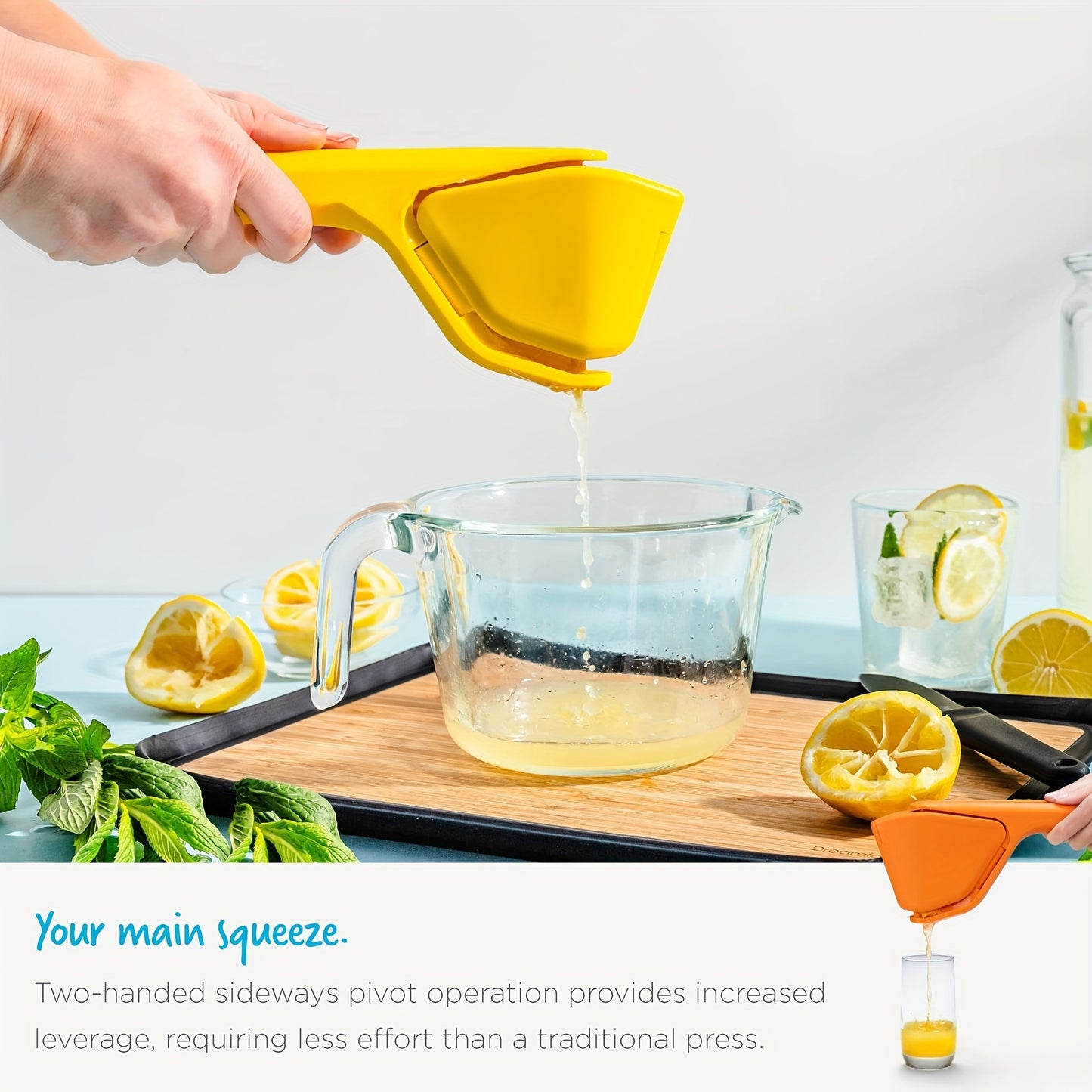 1 Set; Citrus Juicer; Multifunctional Lemon Juicer; Creative Orange Juicer; Reusable Manual Juicer; Abs Squeezer Juicer For Orange Lemon; Kitchen Gadgets
