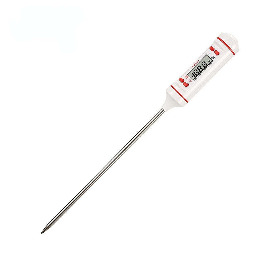 1pc Kitchen Meat Thermometer With Probe, Digital LCD Display For Food Baking, BBQ, And Liquids - Multi-functional Thermometer Pen With High Accuracy And Instant Read