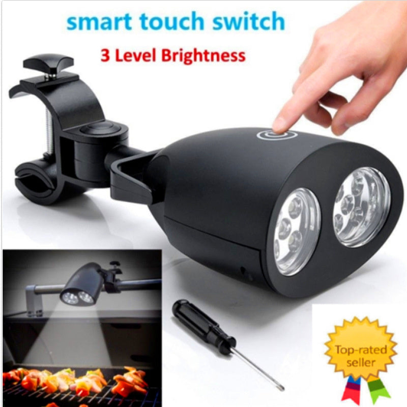 Portable Grill BBQ Lights Barbecue Grilling LED Smart Touch Lighting Heat Resistant Waterproof Night Lamp BBQ Camp Accessories