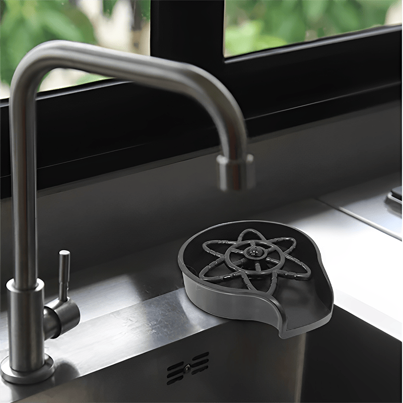 1pc Glass Rinser For Kitchen Sink; Bottle Cup Washer For Sink Attachment; Kitchen Bar Sink Cleaner; Bottle Washer; Kitchen Sink Automatic Flushing Device
