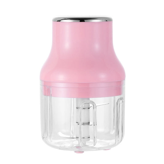 1pc Household Small Electric Garlic Masher; Garlic Chopper; Wireless Vegetable Mincer; Portable Mini Food Processor; Kitchen Gadgets