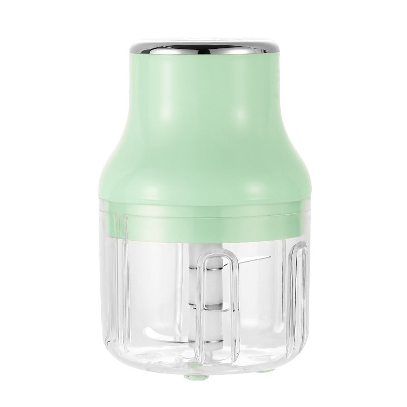 1pc Household Small Electric Garlic Masher; Garlic Chopper; Wireless Vegetable Mincer; Portable Mini Food Processor; Kitchen Gadgets