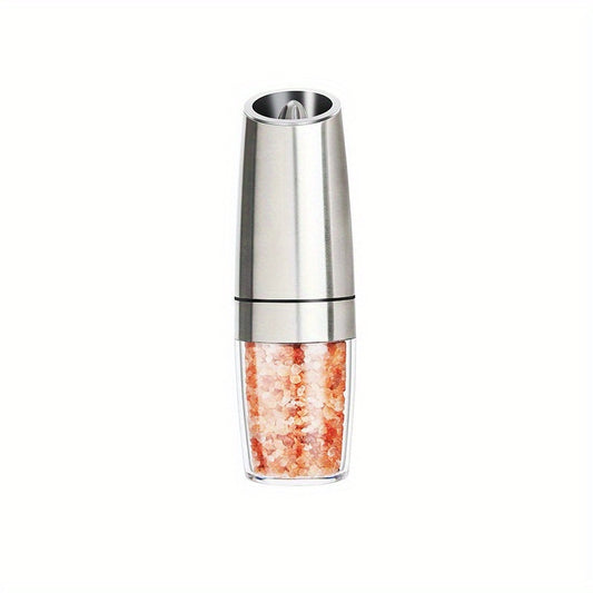 1pc/2pcs Electric Pepper Mill Herb Coffee Grinder Automatic Gravity Induction Salt Shaker Grinders Machine Kitchen Herb Spice Mill Tools (Battery Not Included)