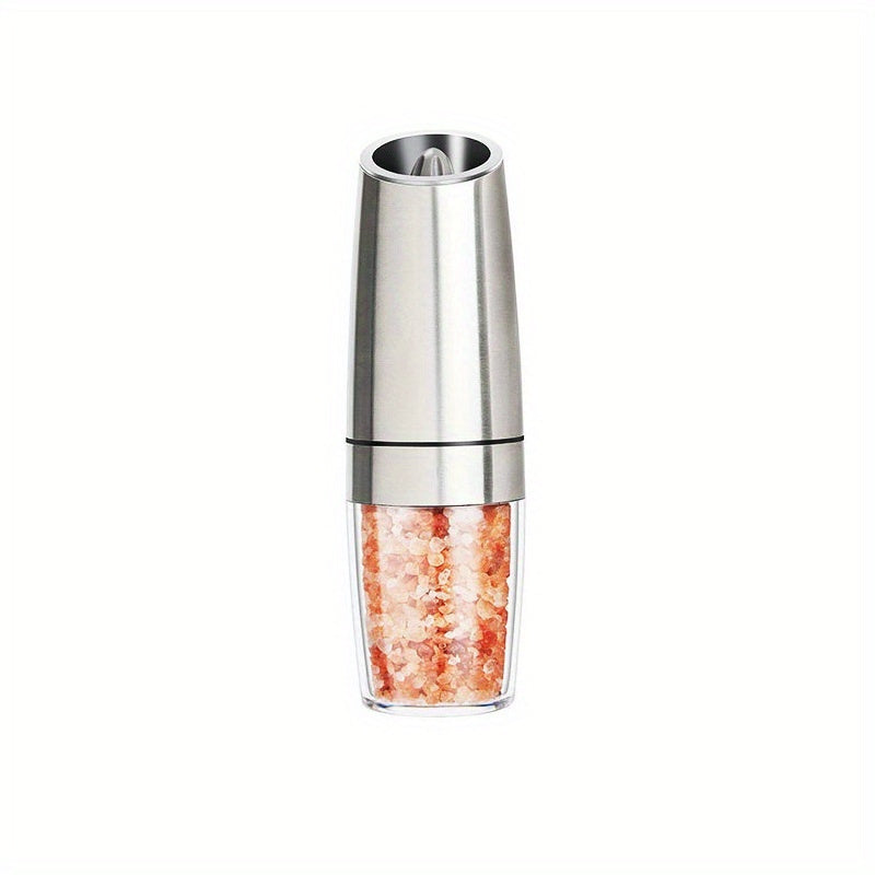 1pc/2pcs Electric Pepper Mill Herb Coffee Grinder Automatic Gravity Induction Salt Shaker Grinders Machine Kitchen Herb Spice Mill Tools (Battery Not Included)