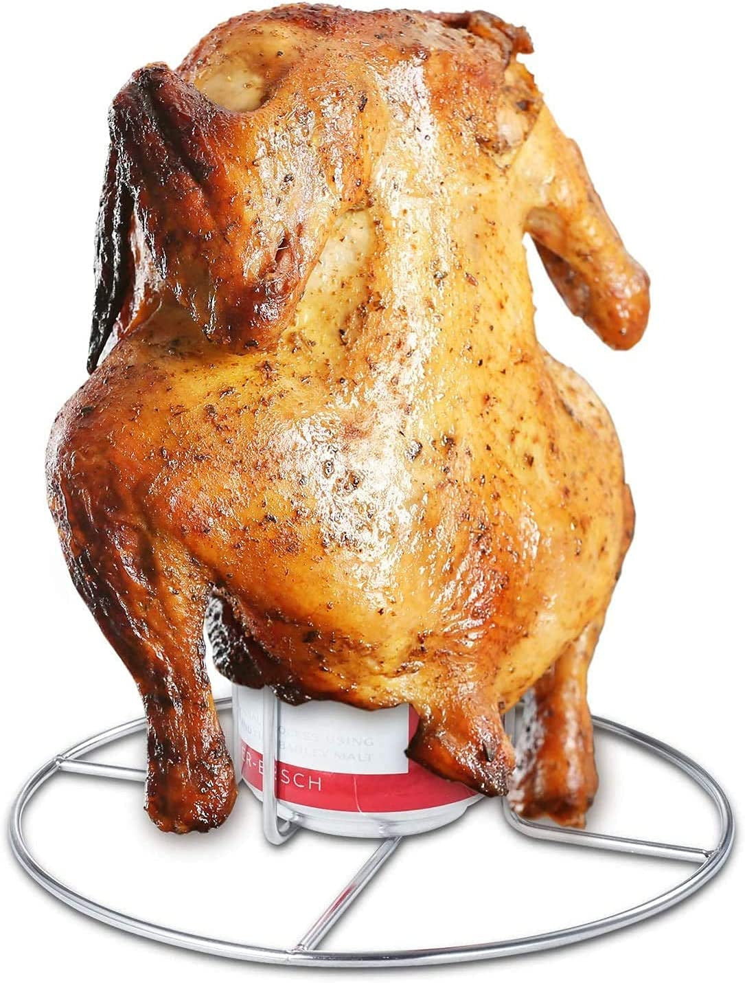 1pc Beer Can Chicken Holder; Vertical Chicken Rack; Stainless Steel Chicken Racks For BBQ; Grilling Roasting