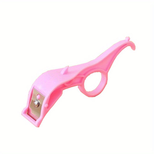 1pc, Portable Fruit Peeler, Stainless Steel Ring Pear Orange Kiwi Peeling Knief, Multi-functional Potato Vegetable Kitchen Dining Tool