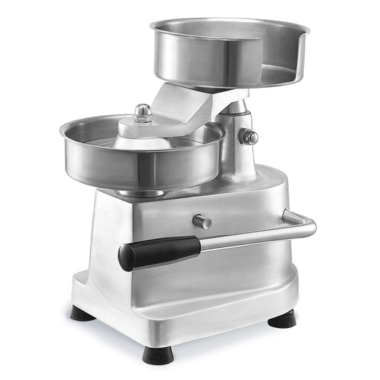 Commercial Burger Patty Maker, 150mm/6inch Hamburger Beef Patty Maker, Heavy Duty Food-Grade Stainless Steel Bowl Burger Press Machine, Kitchen Meat Forming Processor with 1000 Pcs Patty Papers