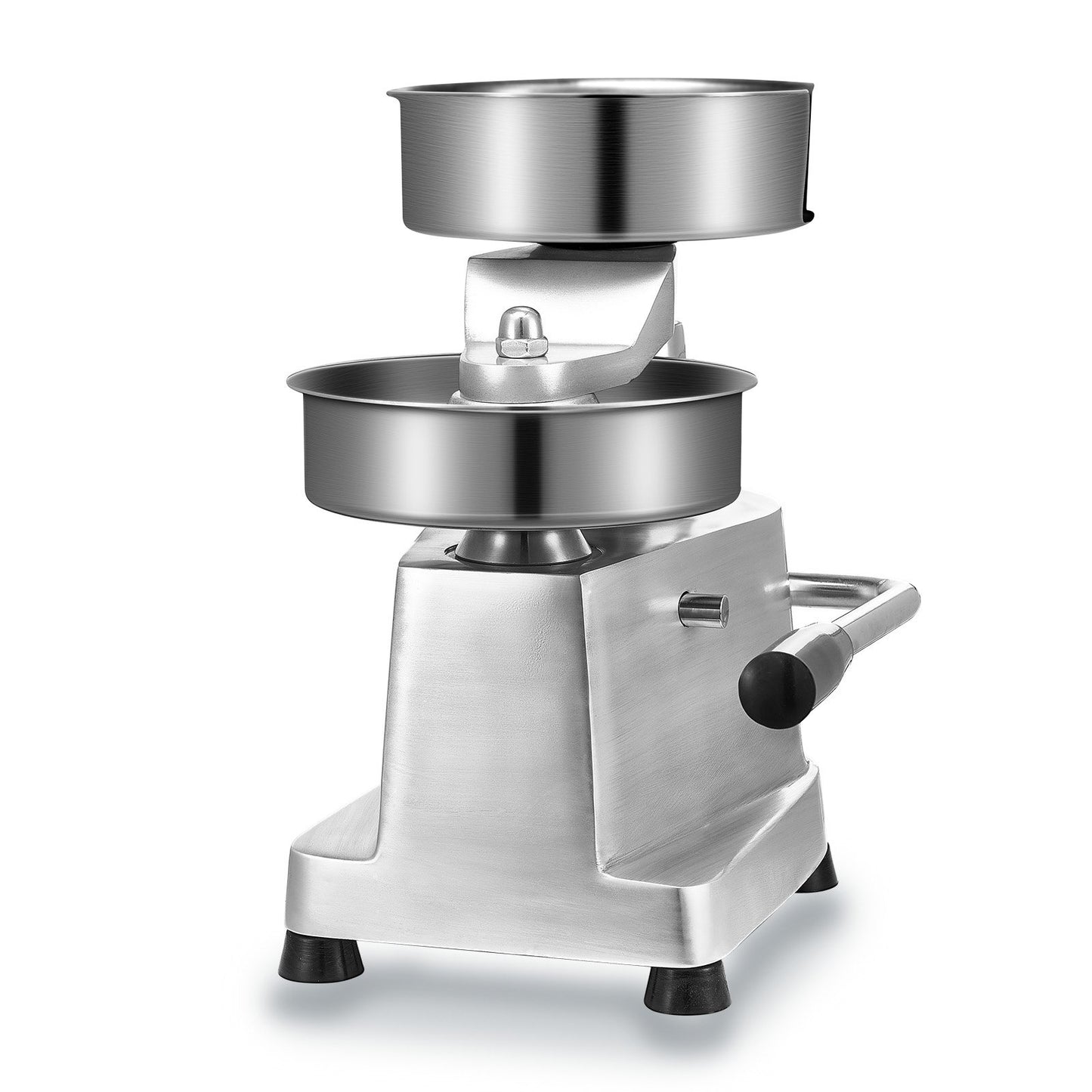 Commercial Burger Patty Maker, 150mm/6inch Hamburger Beef Patty Maker, Heavy Duty Food-Grade Stainless Steel Bowl Burger Press Machine, Kitchen Meat Forming Processor with 1000 Pcs Patty Papers